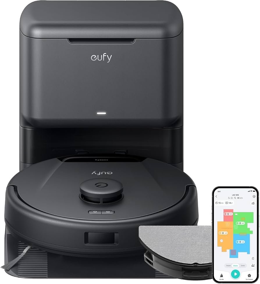 eufy L60 robot vacuum with self-empty station