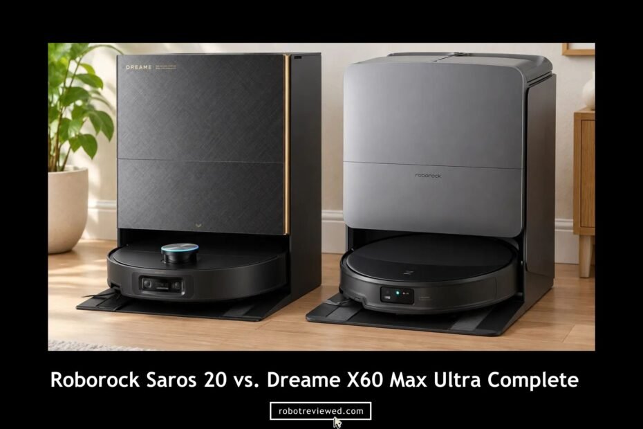 Roborock Saros 20 vs Dreame X60 Max Ultra Complete