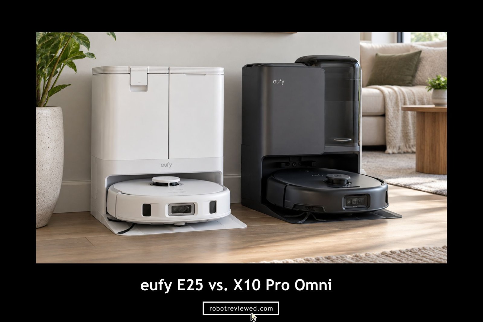 eufy E25 vs. X10 Pro Omni